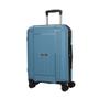 Imagem de Mala de Viagem 10Kg Material PP Rígida e Leve Rodinhas 360 com Fechadura e Senha Azul Multmaxx