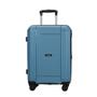 Imagem de Mala de Viagem 10Kg Material PP Rígida e Leve Rodinhas 360 com Fechadura e Senha Azul Multmaxx