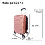 Mala de Viagem Bordo 10kg PP C/ Zíper Expansível Padrão ANAC - EAGLE Imagem de Mala de Viagem Bordo 10kg PP C/ Zíper Expansível Padrão ANAC