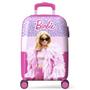 Imagem de Mala De Viagem Bordo Infantil Barbie 4 Rodas Duplas 360