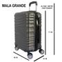 Imagem de Mala de Viagem Grande 23Kg Eagle 77x48x30 Em Abs C/ Rodinhas 360 AS67