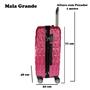 Imagem de Mala De Viagem Grande 77x48x30 Em Abs C/ Rodinhas 360º 
