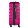 Imagem de Mala de Viagem Grande Expansível em ABS Yins 01021 Cadeado integrado Rosa