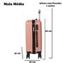 Mala de Viagem Média 15kg Eagle 65x42x26 Em Abs C/ Rodinhas 360 AS52 Imagem de Mala de Viagem Média 15kg Eagle 65x42x26 Em Abs C/ Rodinhas 360 AS52