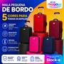 Mala de Viagem Pequena de bordo 10kg ANAC com alças e 2 rodinhas Village Imagem de Mala de Viagem Pequena de bordo 10kg ANAC com alças e 2 rodinhas Village