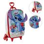 Imagem de Mala Escolar Rodinhas Stitch Infantil Moldura Interativa 3D