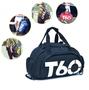 Imagem de Mala Esportiva Para Guardar Tenis E Roupas, Bolsa Gym, T60 Academia Masculina Feminina Cor Azul