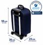 Imagem de Mala Viagem 10 Kg De Bordo Com Rodinhas Medidas Anac