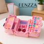 Imagem de Maleta De Maquiagem Infantil Sombra Batom Gloss Blush Fenzza