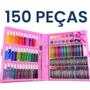 Imagem de Maleta De Pintura Infantil Para Colorir Desenhos 150 Peças