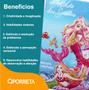 Imagem de Maleta escolar mundo das sereias pintura colorida infantil giz canetinhas aquarela c/ 68 pcs