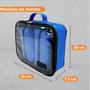 Imagem de Maleta Estojo Material Escolar Premium Organizador Acessórios Mala Viagem bubag