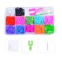 Imagem de Maleta Infantil fabrica de pulseiras Peças Coloridas Elastico