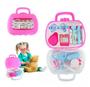 Imagem de Maleta Infantil Rosa Médico com Acessórios 11 Peças Diversão