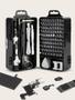 Imagem de Maleta kit de ferramentas com 115 peças jogo de soquetes imã precisão fenda torx philips