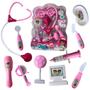 Imagem de Maleta Médica Rosa Kit Maletinha Infantil Brinquedo Menina