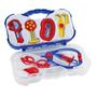 Imagem de Maleta Mini Doutor Kit Médico Infantil 7 Peças Colorida Azul