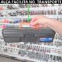 Imagem de Maleta Organizadora P/ Pescaria Ferramentas Preta Arqplast