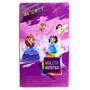 Imagem de Maleta para Colorir de Princesas Estojo com Desenhos Lápis Canetinha Giz 40pçs