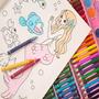 Imagem de Maleta Pintura Infantil para Colorir Kit Escolar Estojo 150 itens