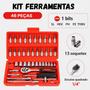 Imagem de Maleta portátil com 46 itens para ajustes gerais rápidos.