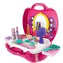 Imagem de Maleta Workshop Junior Fashion 21 Itens Rosa Multikids Br771