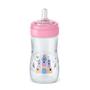 Imagem de Mamadeira Bico Silicone Redondo Disney 6m+ 300ml Rosa Lillo