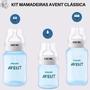 Imagem de Mamadeira Classica Avent 125/260/330ml Azul - Philips Avent kit com 3