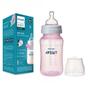 Imagem de Mamadeira Clássica Com Válvula Anticólica 260ml Rosa - Bico Fluxo 2 - Anti-Colic - Philips Avent - SCY121-09