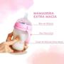 Imagem de Mamadeira De Silicone Imita Peito Materno Anti Colica 180Ml