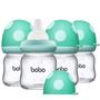 Imagem de Mamadeira de Vidro YOHKOH 100ml (Kit com 4) - Bico Natural