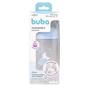 Imagem de Mamadeira Easy Flow Buba Anticolica Bico de Silicone Peito Nuvem Rosa Azul Branco 270mL +6 meses