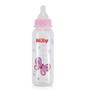 Imagem de Mamadeira Menina Para Bebe Anticolica 3+ Nuby 240 Ml Nb01160