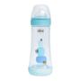 Imagem de Mamadeira Perfect 5 300ml Chicco Azul 4m+ Fluxo Rápido