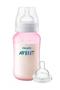 Imagem de Mamadeira philips avent anti-colic rosa 330ml 3m+