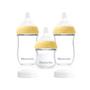 Imagem de Mamadeiras de vidro NUMVIM Gentle Slow Flow 90ml+150ml, 3 pacotes
