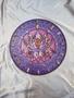 Imagem de Mandala da transmutação - pedras naturais - ametista e cristal rutilado