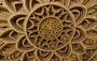 Imagem de Mandala em 3D Envernizada 8 Camadas Corte à Laser em MDF - Neusa Artesanatos