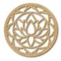 Imagem de Mandala em MDF Momento Divertido Flor de Lotus 30 x 30 cm  2259