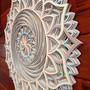 Imagem de Mandala Espiral Em Camadas Relevo Decoração 3d 29cm