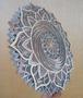 Imagem de Mandala Espiral Em Camadas Relevo Decoração 3d 29cm