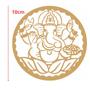 Imagem de Mandala Ganesha - MDF - Cru - Placa Parede - 10cm