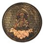 Imagem de Mandala ganesha quadro grande em alto relevo.