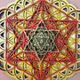 Imagem de Mandala Om, Cubo De Metatron Relevo 3d Multicamadas 29cm