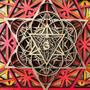 Imagem de Mandala Om, Cubo De Metatron Relevo 3d Multicamadas 89cm