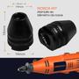 Imagem de Mandril De Aperto Rápido Rosca M7 Curta Para Micro Retífica