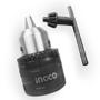 Imagem de Mandril Para furadeira Rosca 1/2 Pol-13L Com Chave Ingco - KC1301
