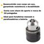 Imagem de Mandril Para Furadeira Rosca 3/8'' L Chave 1.5-10mm 24unf