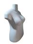 Imagem de Manequim feminino adulto (Busto plus size GG) na cor branco.