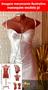Imagem de Manequim feminino adulto (Meio corpo jô N.36) Rose com tampa prata + pedestal H na cor Rose.